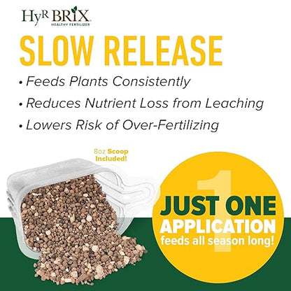 HyR BRIX Slow-Release 16-7-10 Sweet Corn Fertilizer, 5lb Bucket - Corn Food with Calcium & Sulfur - Essential Micronutrients for Big, Uniform Ears & Sweet Flavor