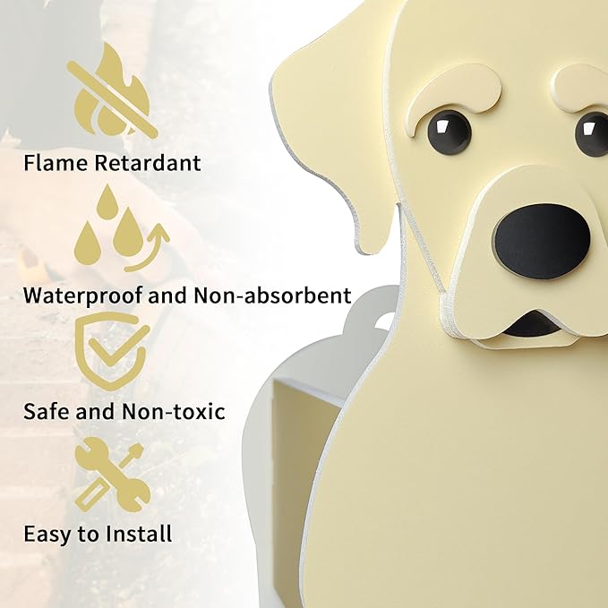 Labrador Dog Planter, Cute Animal Shape Flower Planters, Plant Pots for Indoor/Outdoor Garden Decor, Unique Gifts/Souvenirs for Pet Lovers
