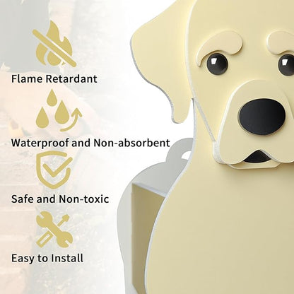 Labrador Dog Planter, Cute Animal Shape Flower Planters, Plant Pots for Indoor/Outdoor Garden Decor, Unique Gifts/Souvenirs for Pet Lovers