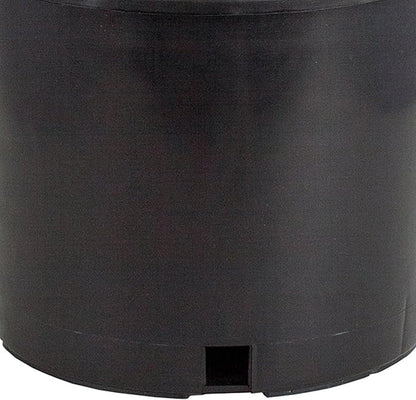 HGPK5PHD Round Circle 5 Gallon Wide Rim Durable Injection Molded Plastic Garden Plant Nursery Pot for Indoor or Outdoor (Set of 10)