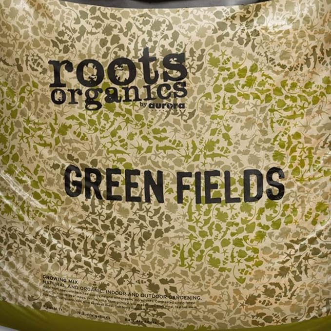 Roots Organics ROGF Green Fields Hydroponic Nutrient-Based Gardening Potting Soil for Plants, Flowers, and Outdoor Gardens, 1.5 Cu Ft (2 Pack)