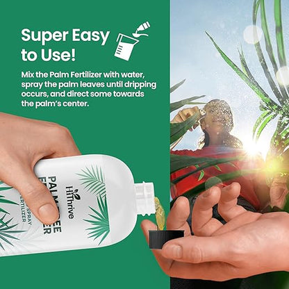 Palm Tree Fertilizer - 32oz Plant Food for Palm Tree. Rich in Micronutrients for Lush Growth, Easy to Use and Water Soluble for Stronger Roots, Healthy Trunks & Vibrant Leaves