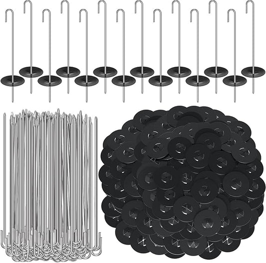 Solar Panel Guard Clips Animal Guard Fastener Animal Roll Kit Stainless Steel Fastener Clips for Solar Panel Bird Wire Pigeon Fence(100 Packs,38 mm)