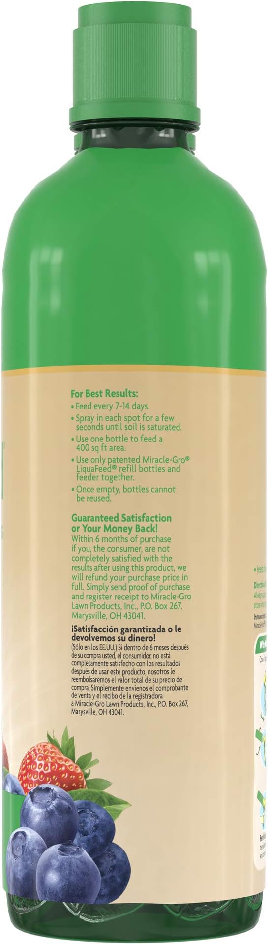 Miracle-Gro LiquaFeed Tomato, Fruits and Vegetables Plant Food, For In-Ground and Container Plants, 16 oz., 2-Pack