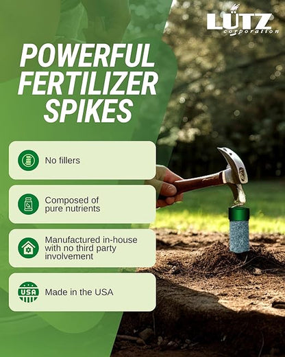 Potassium Palm Tree Fertilizer Spikes, Pack of 125 - Fertilizer Sticks & Plant Food Spikes for Palm Trees & Ferns - Contains Potash, Magnesium, Sulfur & Nitrogen, Essential Nutrients