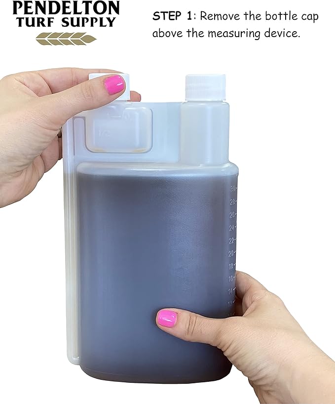 Pendelton Turf Supply Inc. 15-0-0-6 Fe All Purpose Liquid Iron Fertilizer Solution for Darker, Greener Turf, Plants, and Shrubs (32 oz.)