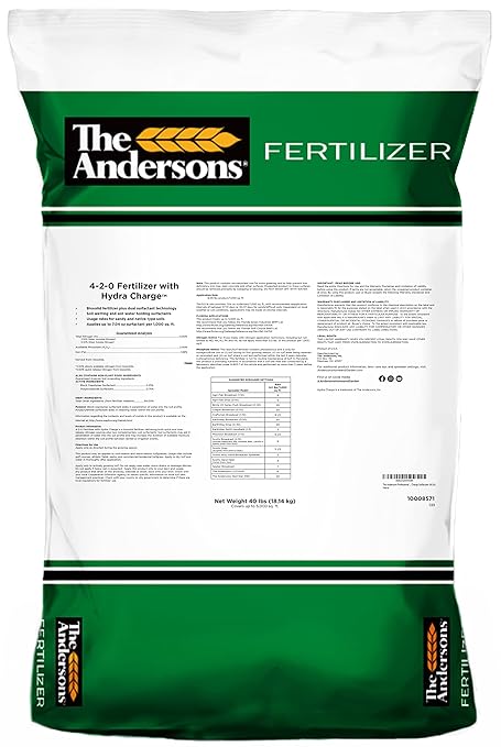 The Andersons Professional Hydra Charge® Biosolid Fertilizer Plus Surfactant 4-2-0 (40 lb.) - Covers up to 5,000 sqft.