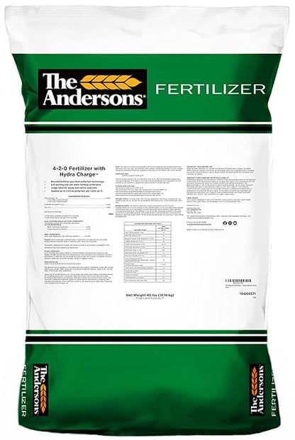The Andersons Professional Hydra Charge® Biosolid Fertilizer Plus Surfactant 4-2-0 (40 lb.) - Covers up to 5,000 sqft.