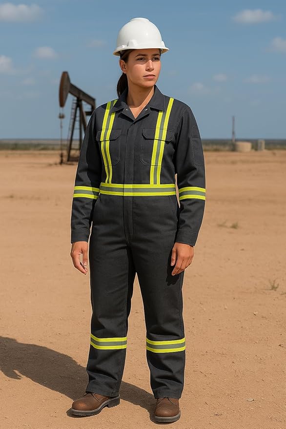 Just In Trend Mens Flame Resistant FR Coverall with multiple options