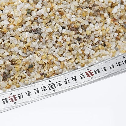10lbs Coarse Sand Stone for Decorative Rocks, Soil Cover Bonsai, Succulent, Terrarium, Cactus, Aquarium, Garden, DIY, Natural Sand Top Dressing