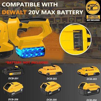 Cordless Hedge Trimmer Compatible with DEWALT 20V MAX Battery, 20-Inch Electric Hedge Trimmer 2000RPM 180° Rotatable Head, Brushless Bush Shrub Trimmer(Battery Not Included)