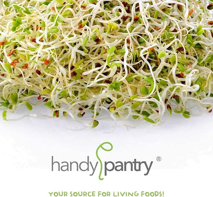 Handy Pantry Organic Sprouting Seed Assortments - Microgreens, Sprout Seeds Variety Pack (12 Pack - Premeasured)