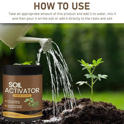 2PCS Soil Activator, Soil Activator for Plants, Organic SoilActivators and Fertilizers, for Most Plants Promotes Nutrient Absorption and Root Development
