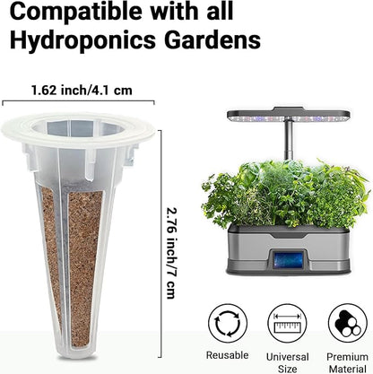 Flower Seed Pods for All Hydroponics Growing System, 8 Pods with 600+ Seeds of Marigold, Lavender, Petunia, Dark Pink Dianthus, Clover and Snapdragon