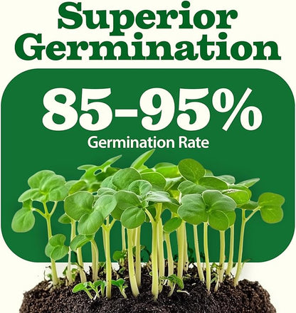 HOME GROWN 55 Vegetable Seeds Pack 28,000+ Non-GMO Heirloom Seeds for Planting Vegetables, Survival Seed Vault, Garden Kit for Spring Fall Winter, Gift for Gardeners
