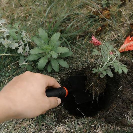 Garden Shovel, Garden Hand Trowel, Heavy Duty Hand Shovel with Ergonomic Handle, Small Gardening Tools for Digging, Gardening Spade Trowel Tools