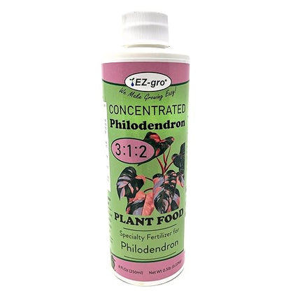 EZ-GRO Liquid Philodendron Fertilizer - Indoor Plant Food with Ratio of 3 1 2 NPK Fertilizer for Philodendron Plants | Premium Indoor Plant Fertilizers for Healthy Growth