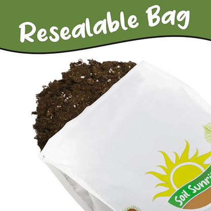 Soil Sunrise Anthurium Plant Potting Soil Mix (4 Quarts) Indoor Houseplant Custom Blend for Flowering Anthuriums
