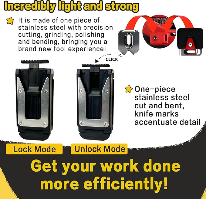 [MAGG HEVI] Tool Holster Compatible with Milwaukee M12 New Generation Tools,Gravity Locking Clip-On Tool Belt Holder for Drills, Driver, Impacts,Multi-Tool and More on Your Belt