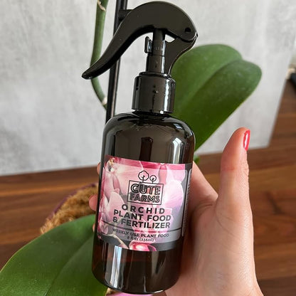 Cute Farms Orchid Plant Food Fertilizer Mist (Two - 8 oz. Spray Bottles)