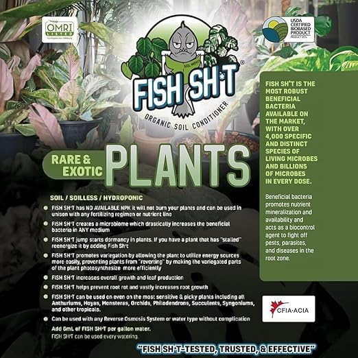 Fish Head Farms Soil Conditioner - Organic Plant Fertilizer for Increased Yield and Flavor - Plant Nutrients for Soil, Hydroponic Farming - Garden Fertilizer - 250 Millimeter with Sticker