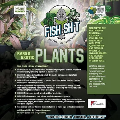 Fish Head Farms Soil Conditioner - Organic Plant Fertilizer for Increased Yield and Flavor - Plant Nutrients for Soil, Hydroponic Farming - Garden Fertilizer - 250 Millimeter with Sticker