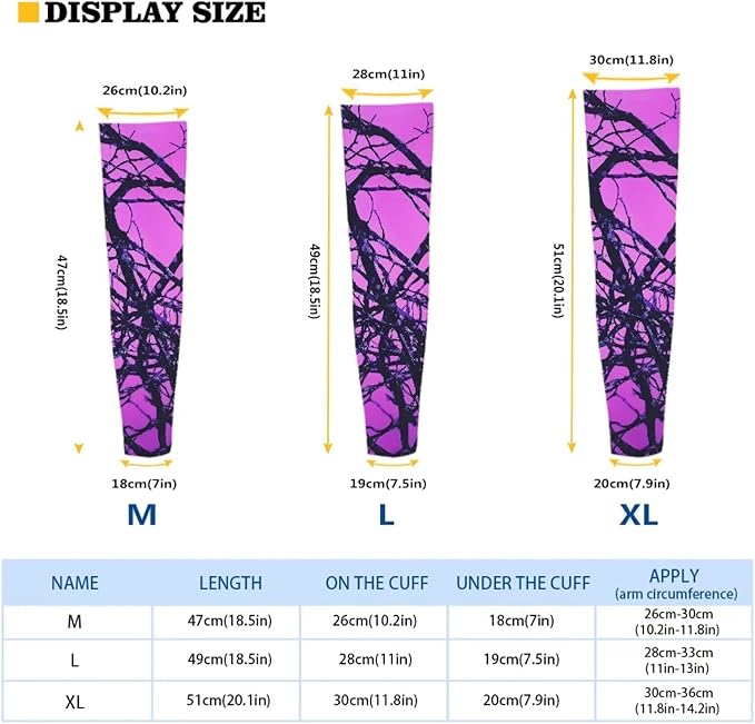 Binienty Unisex Arm Sleeves for Driving, Golf, Cycling, Sports, UV Protector Cooling Arm Sleeves Cover