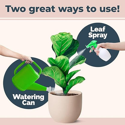 Fiddle Leaf Fig Plant Food for All Fig and Other Ficus Trees, Liquid Houseplant Fertilizer, 1 Gallon (128 oz)