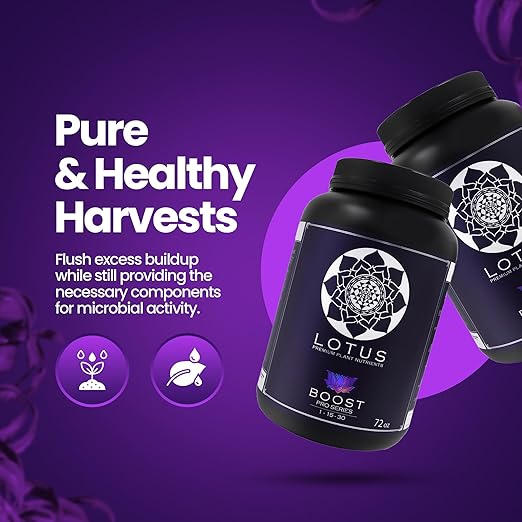 Boost Pro Series Bloom Booster and Yield Enhancer, Boost Any Plant Feeding Recipe for Turbo-Charged Flower Density/Oil Production, Amino Nitrogen Formula for Soil, Hydroponics and Coco Coir - 72 oz