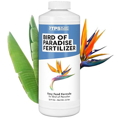 TPS NUTRIENTS Bird of Paradise Fertilizer for All Strelitzia Plants, Liquid Plant Food, 32 oz (1 Quart)