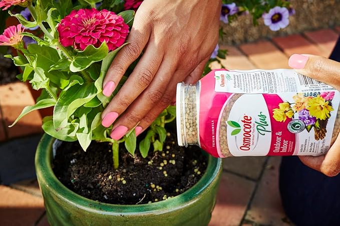 Osmocote Smart-Release Plant Food Plus Outdoor & Indoor1 - Granular, Continuous Release Plant Fertilizer with 11 Essential Nutrients, 1 lb.