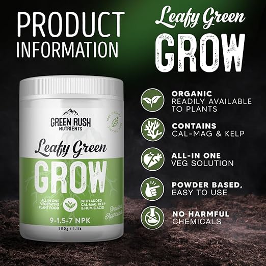 Organic Veg to Harvest Double Pack – Indoor & Outdoor Fertilizer for Leafy Greens, Vegetables, Herbs & More – Grow & Bloom Combo (500g - 4 Plants)