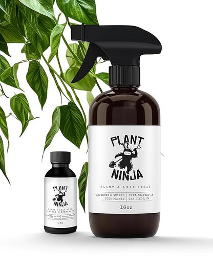 Plant & Leaf Spray – Non-Toxic Leaf Shine & Protector | Eco-Friendly, Safe for Indoor Plants | Handcrafted, Women-Owned, 3rd Generation Recipe | Plant-Based Formula with Gentle Silicone