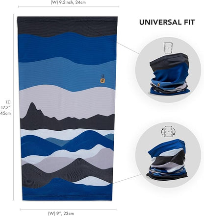 Performance neck gaiter - UPF50+ Ultra Soft & Breathable all season sport mask for Men and Women