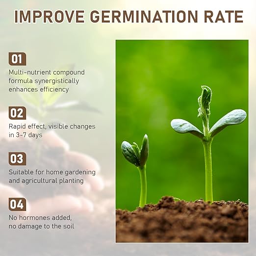 2PCS Soil Activator, Soil Activator for Plants, Organic SoilActivators and Fertilizers, for Most Plants Promotes Nutrient Absorption and Root Development