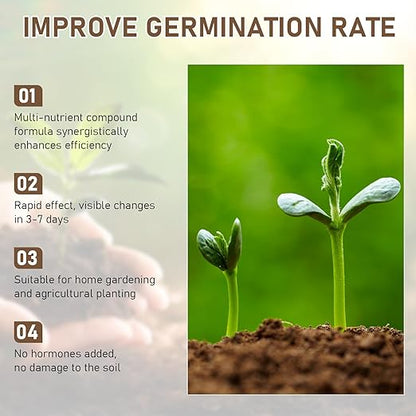 2PCS Soil Activator, Soil Activator for Plants, Organic SoilActivators and Fertilizers, for Most Plants Promotes Nutrient Absorption and Root Development