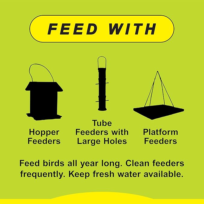 Wild Delight Deck, Porch N' Patio No Waste Bird Food, 5 lb, (374050)