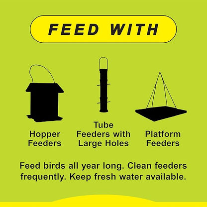 Wild Delight Deck, Porch N' Patio No Waste Bird Food, 5 lb, (374050)