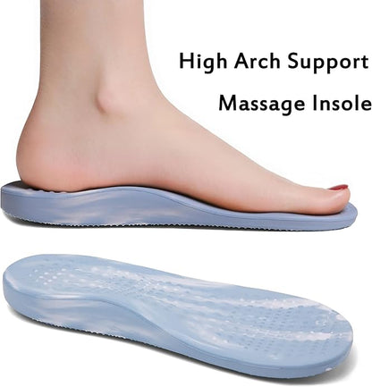 Women Men Orthopedic Clogs Arch Support Garden Shoes Sandals Slippers with Plantar Fasciitis Insoles
