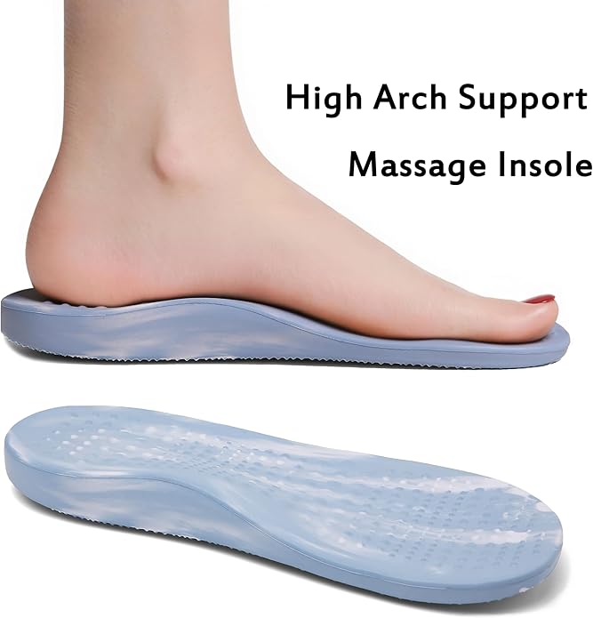Women Men Orthopedic Clogs Arch Support Garden Shoes Sandals Slippers with Plantar Fasciitis Insoles