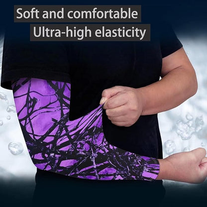 Binienty Unisex Arm Sleeves for Driving, Golf, Cycling, Sports, UV Protector Cooling Arm Sleeves Cover