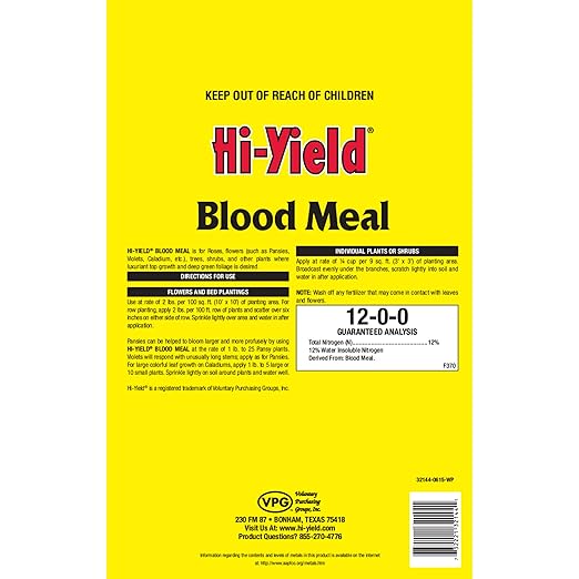 Hi-Yield (32144) Blood Meal 12-0-0 (2.75 lbs.)
