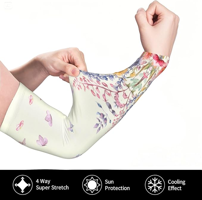 Arm Sleeves Outdoor Garden Sports Cooling Sun Sleeve for Women Men Farm