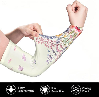 Arm Sleeves Outdoor Garden Sports Cooling Sun Sleeve for Women Men Farm