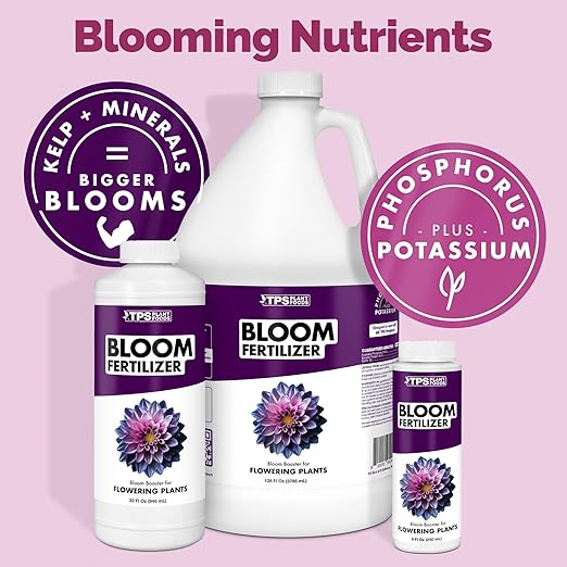 Bloom Booster Fertilizer – for All Flowering Plants, Supports Bigger, Longer-Lasting Blooms, 1 Gallon