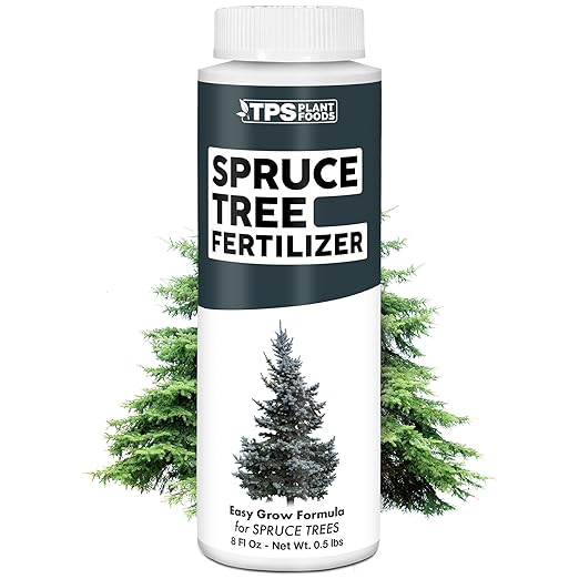 Spruce Tree Fertilizer for Spruce Trees, Great for White Spruce, Blue Spruce, and Norway Spruce, Liquid Fertilizer by TPS Plant Foods, 8 oz (250mL)
