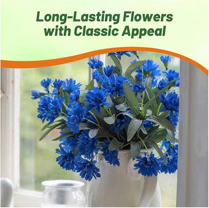 Outsidepride Dwarf Blue Cornflower Seeds for Planting - 1000 Pcs. Annual Bachelor's Button Flower Seeds for Cut Flower Gardens, Drought-Tolerant, Attracts Pollinators, Ideal for Borders & Bouquets
