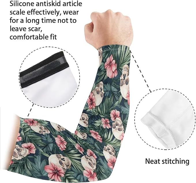 Binienty Unisex Arm Sleeves for Driving, Golf, Cycling, Sports, UV Protector Cooling Arm Sleeves Cover