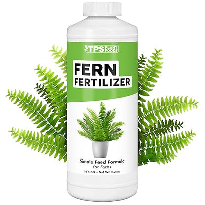Fern Fertilizer for All Ferns and Mosses, Liquid Plant Food, 32 oz (1 Quart)