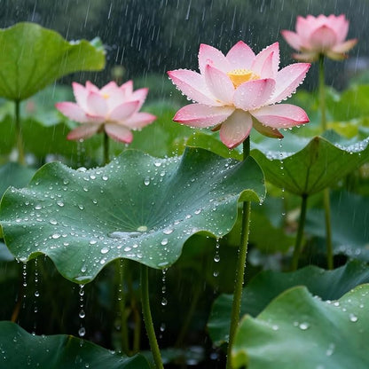Lotus Flower Seeds（60PCS） Lotus Seeds for Planting in Water，Suitable for Ponds, Bonsai, Indoor Water Feature Gardens and Lotus Bowl Flower pots,